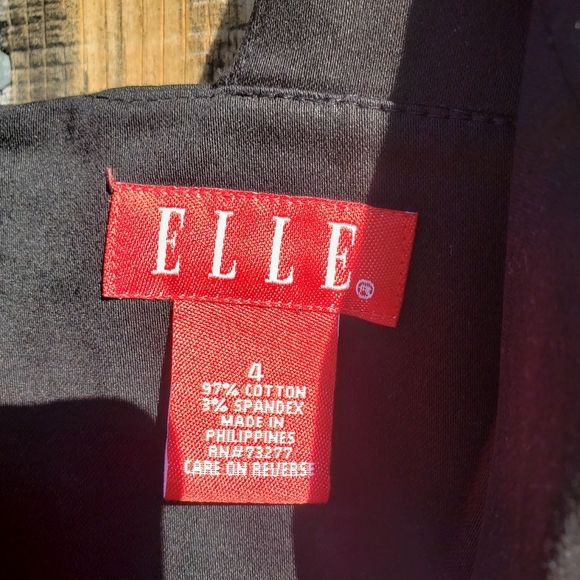 Y2K LITTLE BLACK DRESS - ELLE - SIZE 4 - BLACK - Picture 3 of 4